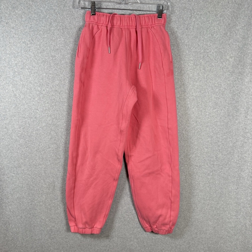 Lululemon Scuba Mid Rise Sakura Pink Oversized Joggers size XXXS Athleisure